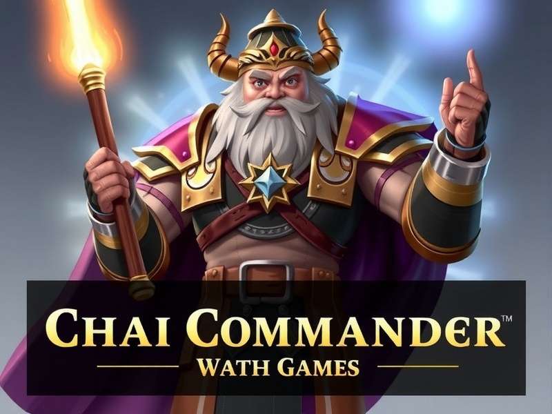 Chai Commander Game Banner